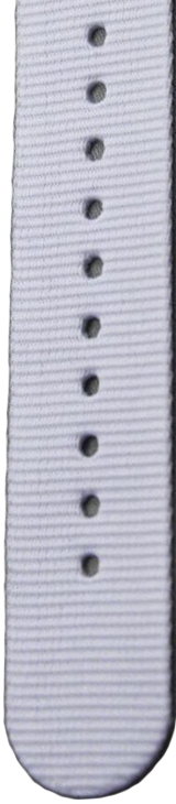 Rem nylon Hvit 14mm 26,5 cm rustfri Nikkelfri