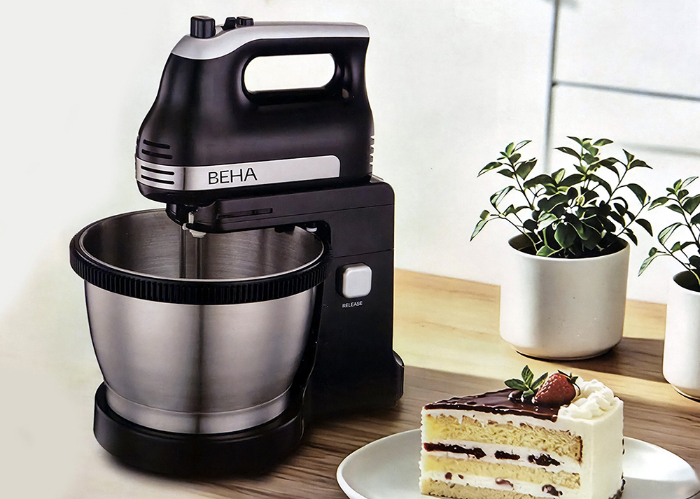 Håndmixer med bolle Beha Lom BHB25011, 500 W svart