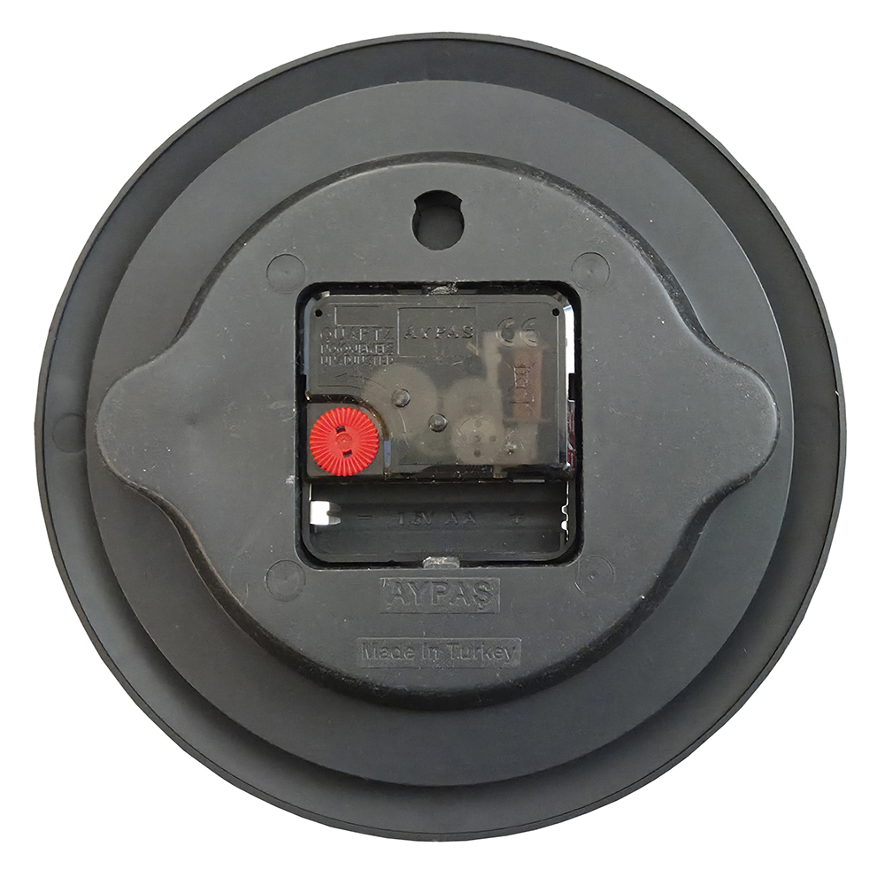 Veggur Galaxy tall svart ramme 17,5 cm diamet. 900