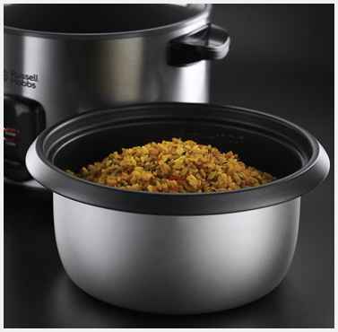 Ris/dampkoker Russell Hobbs børstet stål Ris/dampkoker Russell Hobbs børstet stål