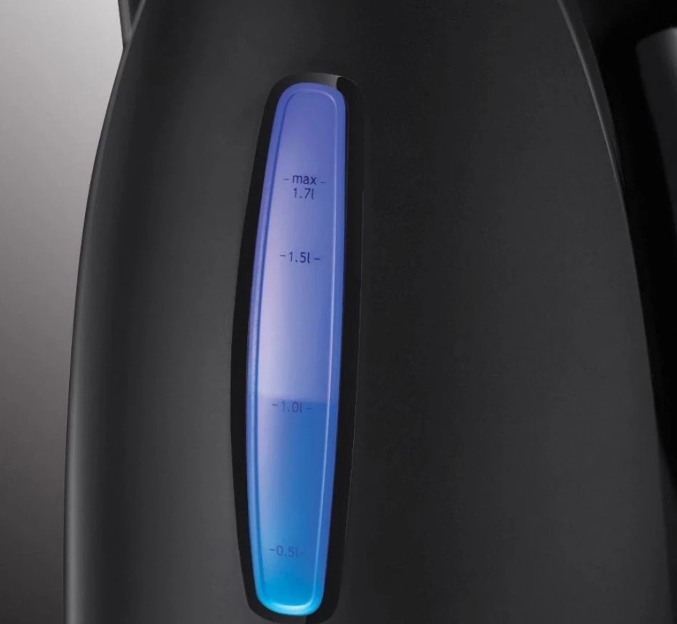 Vannkoker Russell Hobbs Textures, svart 1,7L.