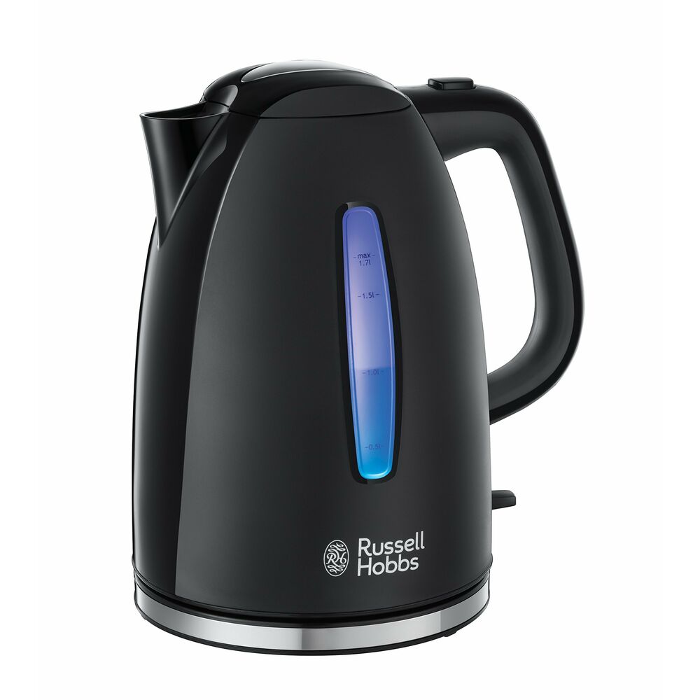 Vannkoker Russell Hobbs Textures, svart 1,7L.