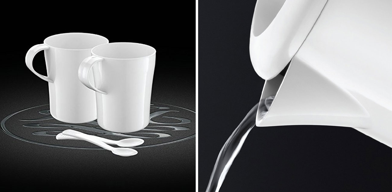 Vannkoker Russell Hobbs Travel 0,85 ltr, hvit Vannkoker Russell Hobbs Travel 0,85 ltr, hvit