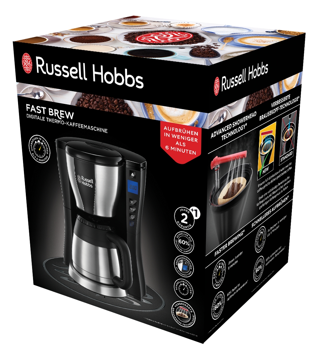 Kaffetrakter Russell Hobbs Adventure stål, 1,25