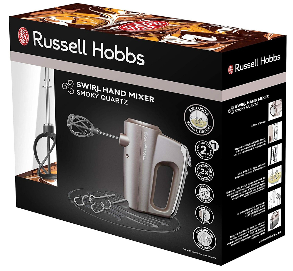 Håndmikser Russell Hobbs Swirl Smoky Quartz