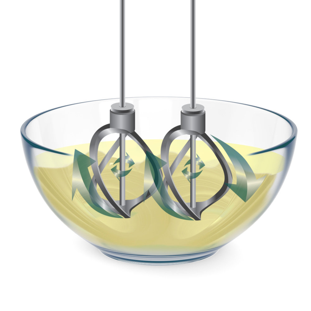 *Håndmikser Russell Hobbs Sapp. blå Helix 350W*