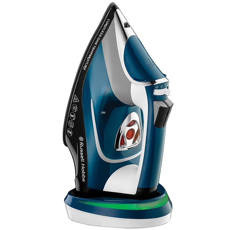 Strykejern Russell Hobbs trådløst, 26020,2600W blå