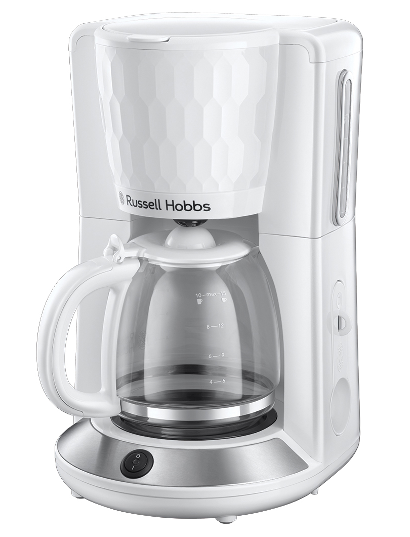 *Kaffetrakter Russell Hobbs Honeycomb, hvit*