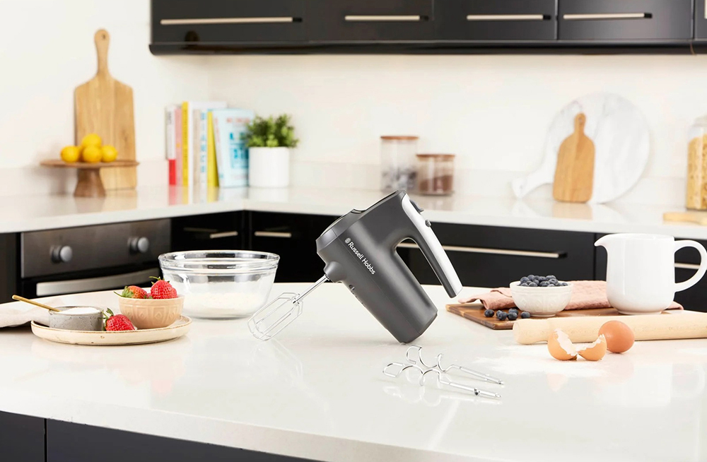Håndmikser Russell Hobbs matt grå