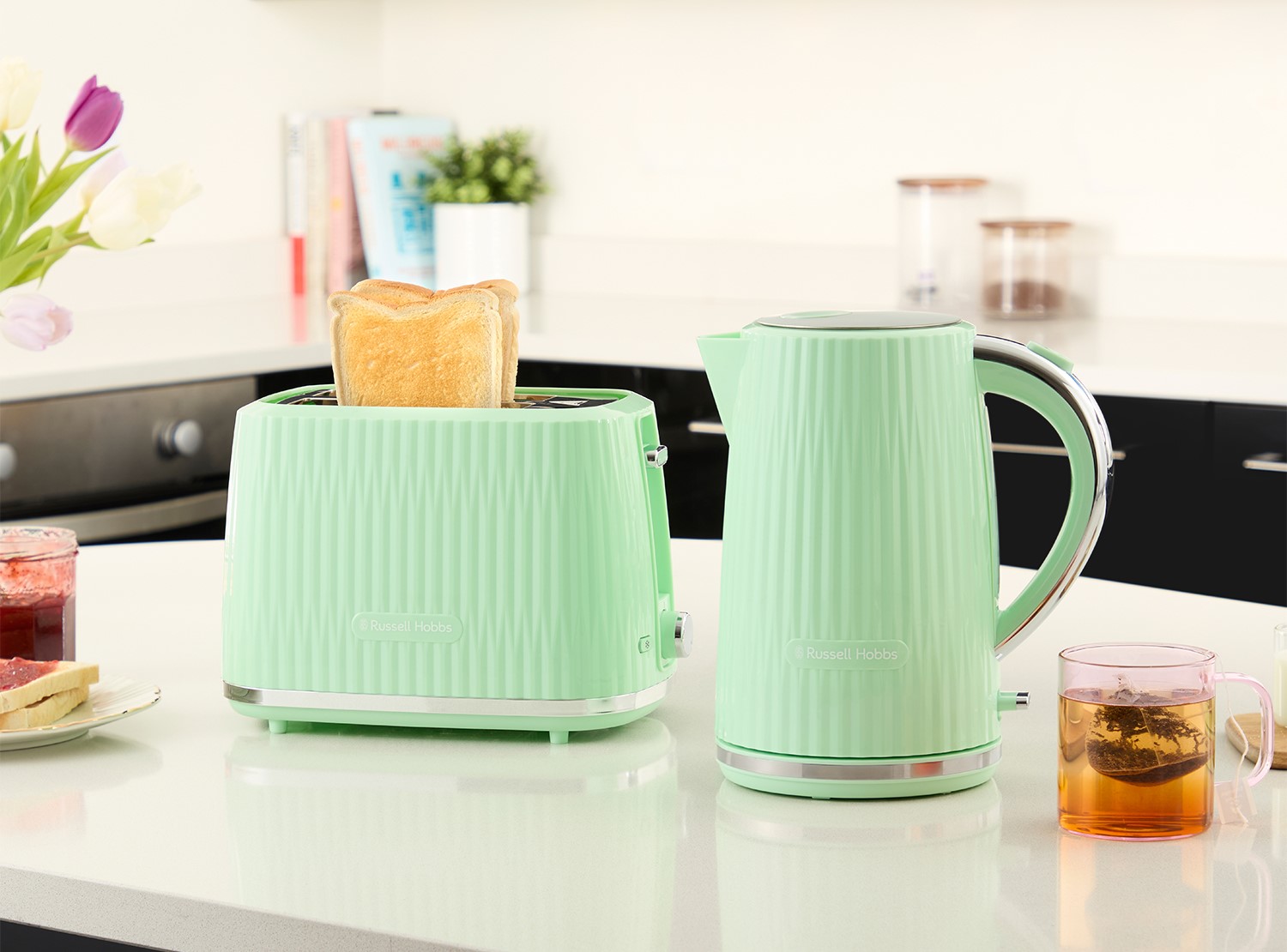 Vannkoker Russell Hobbs Eden, Pistachio 1,7 L