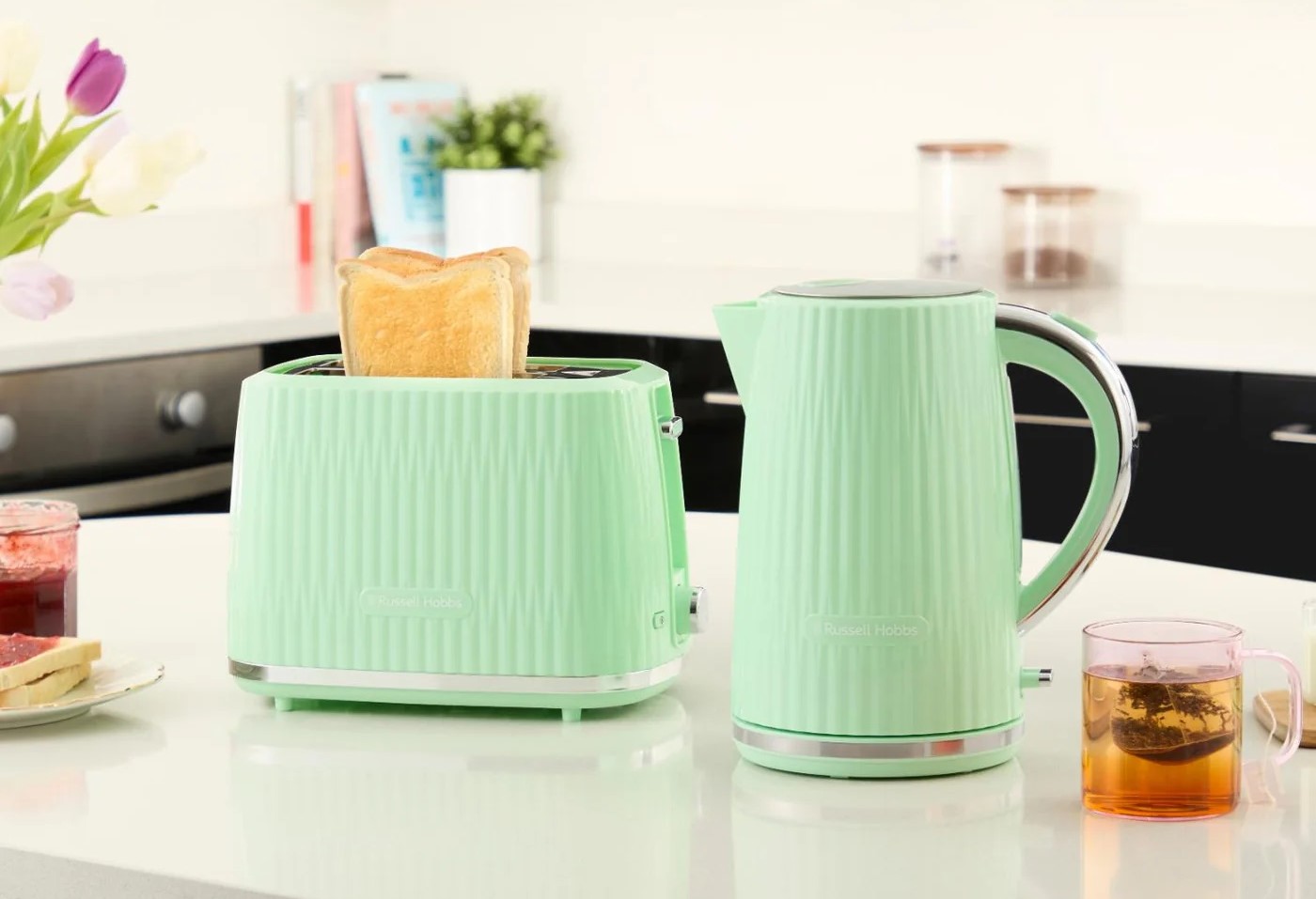 Brødrister Russell Hobbs Eden Pistachio Brødrister Russell Hobbs Eden Pistachio