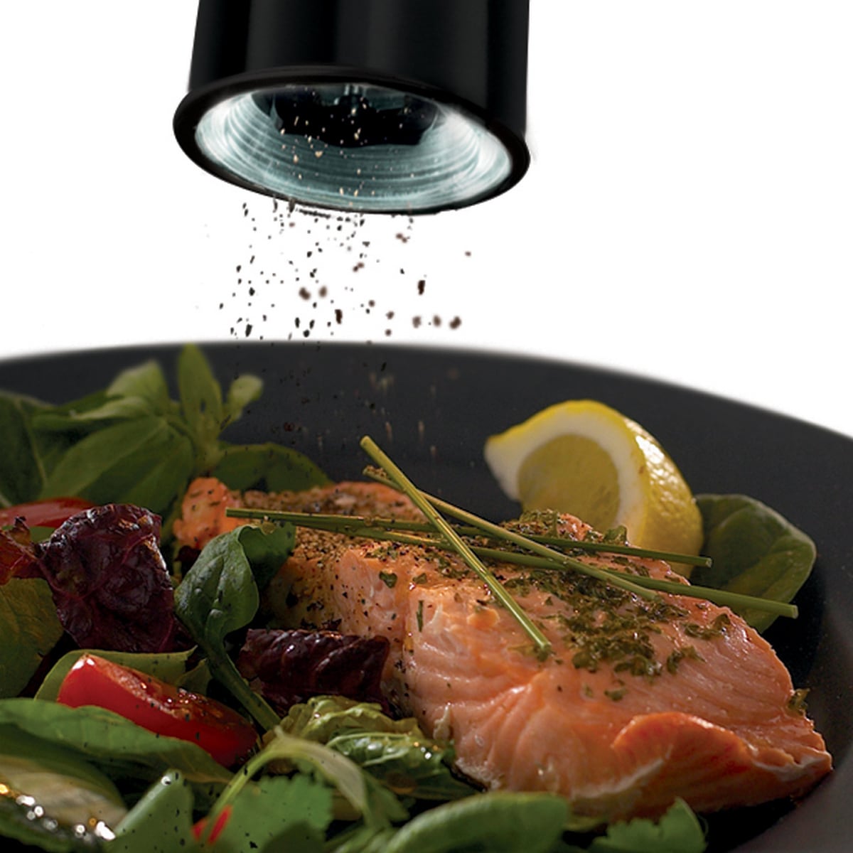 Salt-pepperkvern Russell Hobbs svart batteridrift