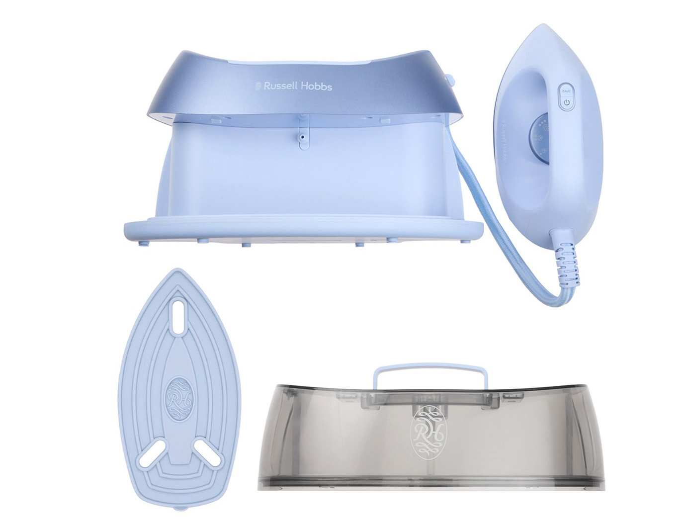 Dampstasjon Russell Hobbs Fabric Luxe Blue Aura