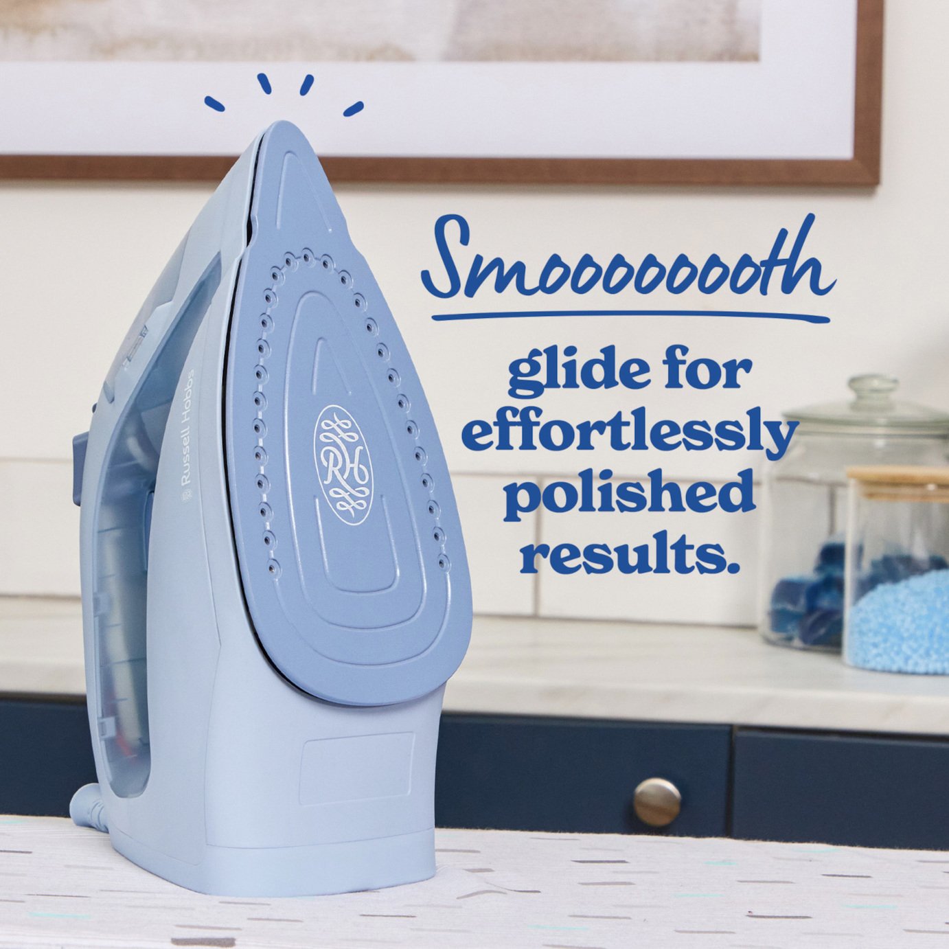 Strykejern Russell Hobbs Fabric Luxe Blue Aura