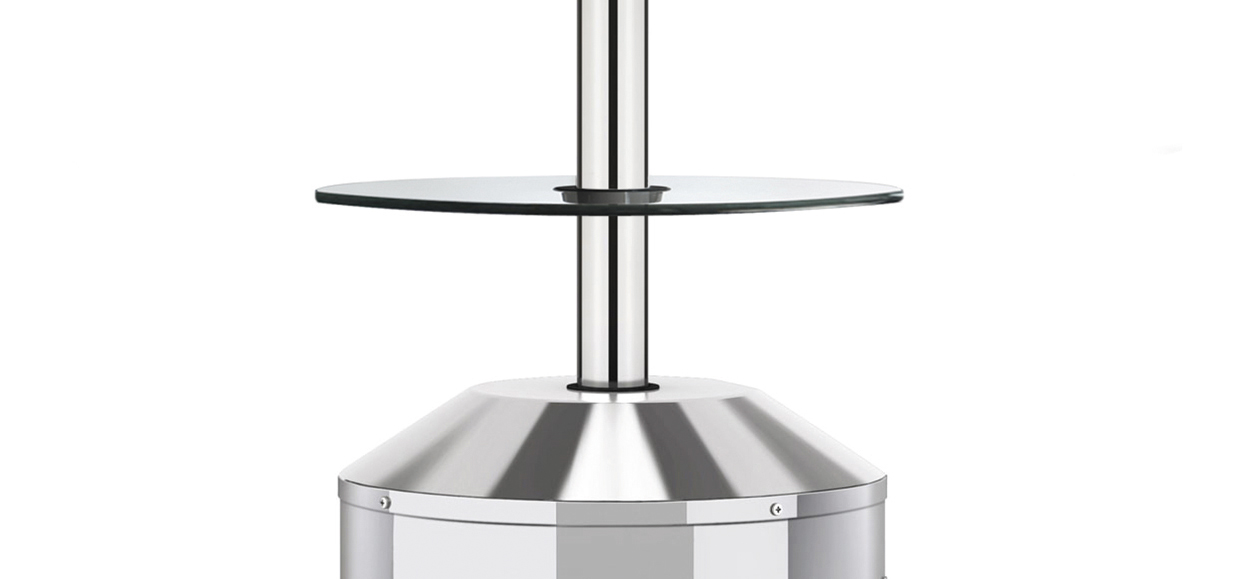 Terrassevarmer Enders Elegance 3,5-8 kW, Rustfritt