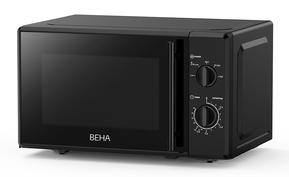 Microbølge ovn Beha svart 20 L. mekanisk, MO 2025 Microbølge ovn Beha svart 20 L. mekanisk, MO 2025