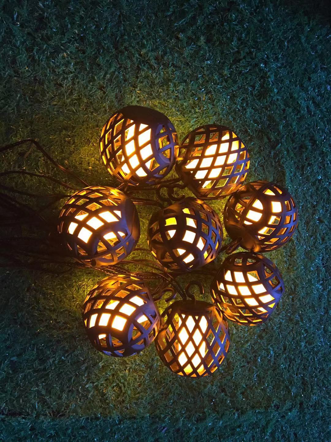 Lysslynge med flamme Homeline HDL0327, 8 LED, 11m