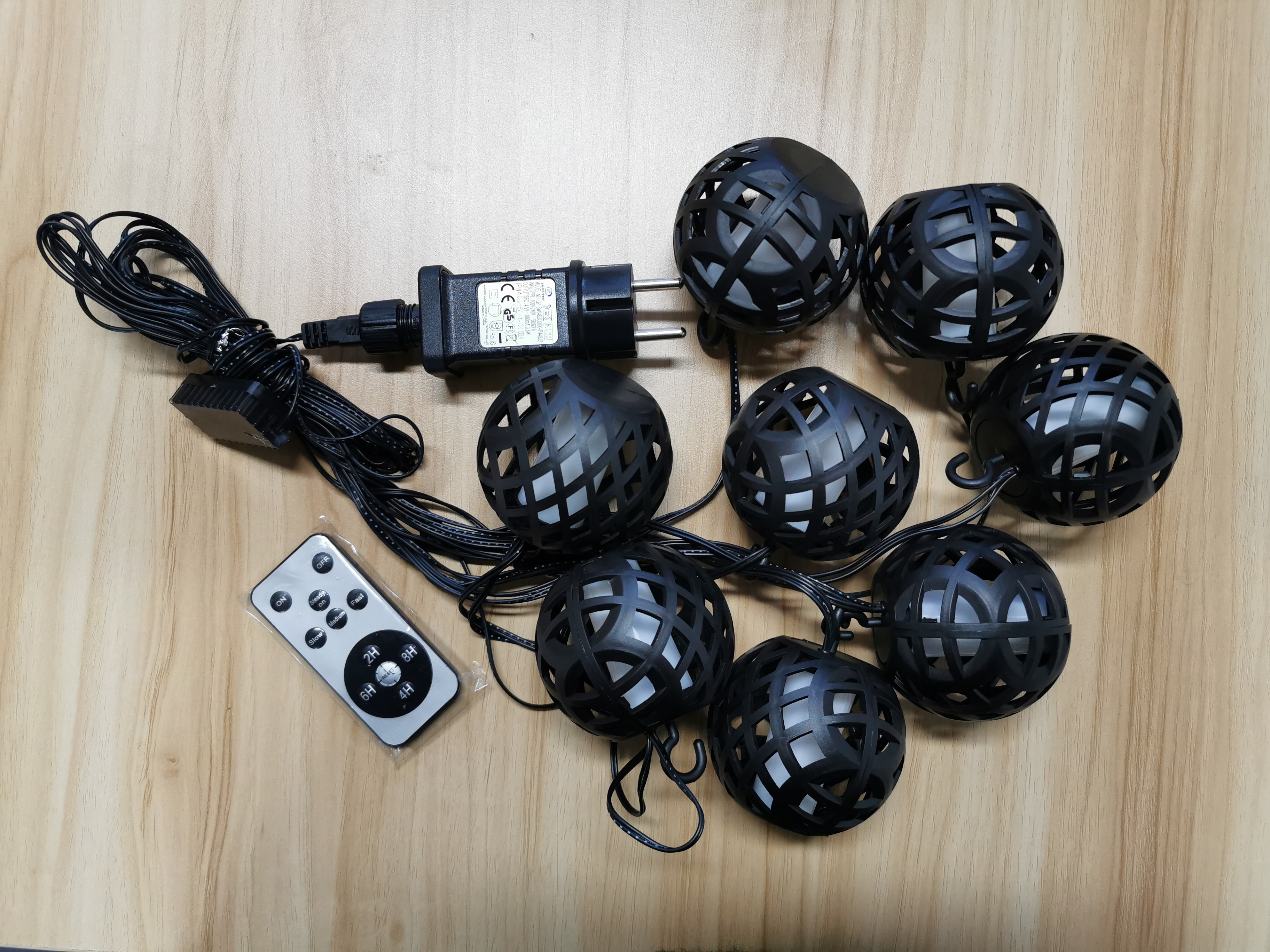 Lysslynge med flamme Homeline HDL0327, 8 LED, 11m