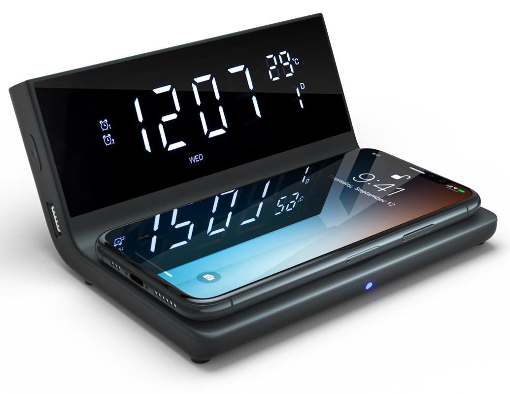 Trådløs ladestasjon, Audix, svart, SY-W0219