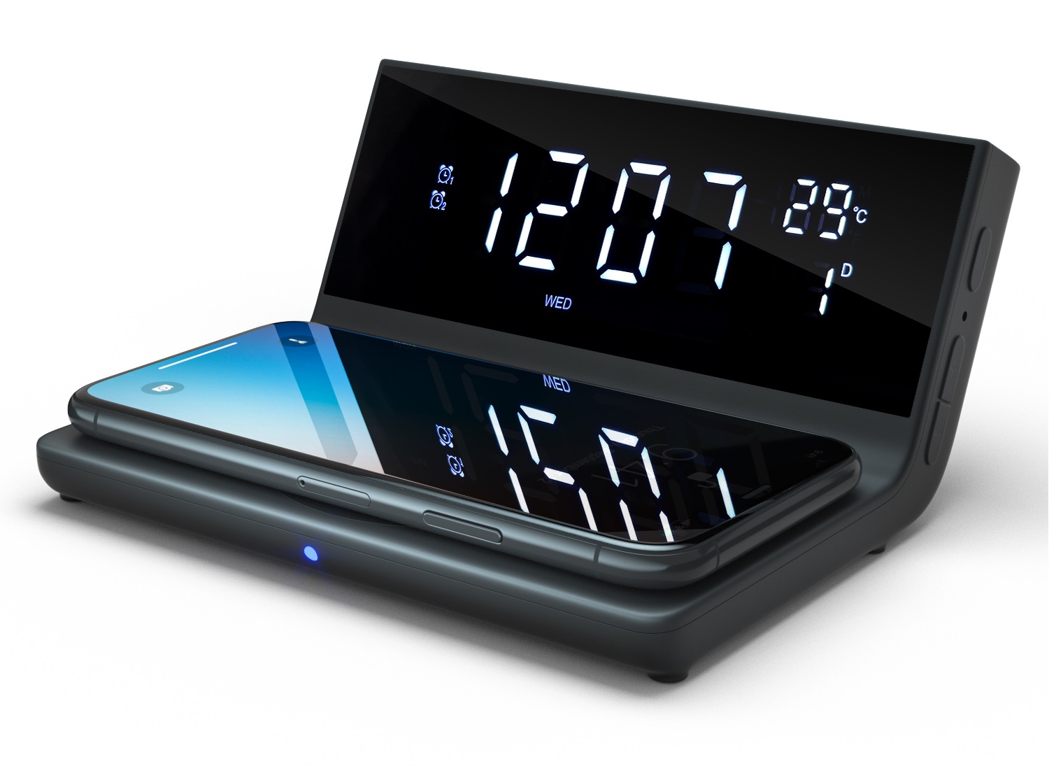 Trådløs ladestasjon, Audix, svart, SY-W0219