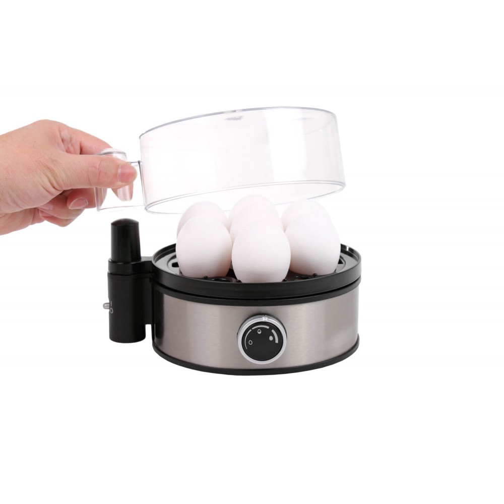 Eggkoker Rommelsbacher ER400,stål 400 watt1-7 egg