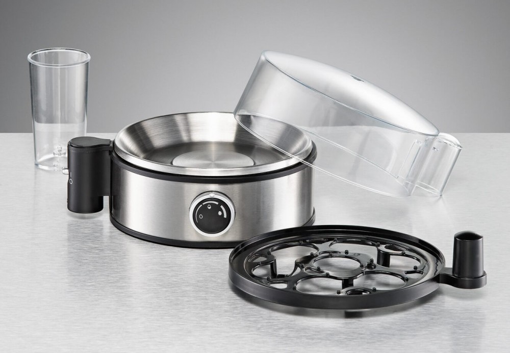 Eggkoker Rommelsbacher ER400,stål 400 watt1-7 egg