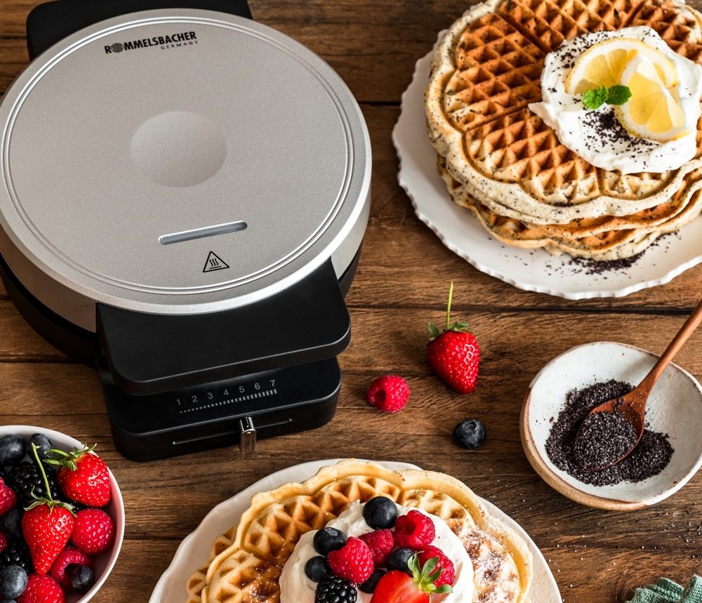 Vaffeljern enkel Rommelsbacher 850 watt WA850