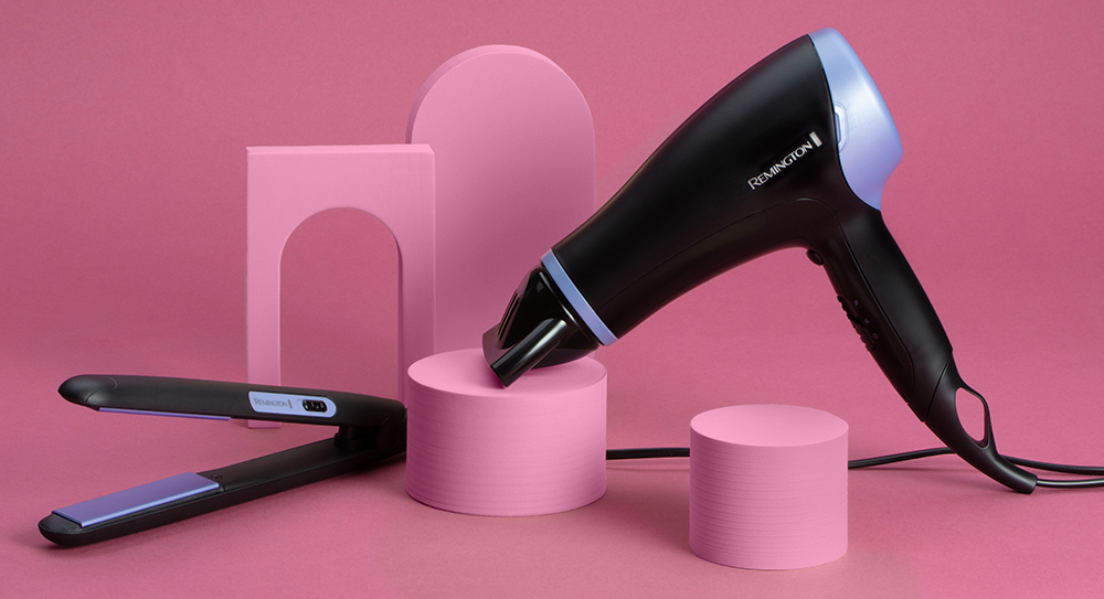 Hårføner og rettetang Remington 2000W Style Esse.