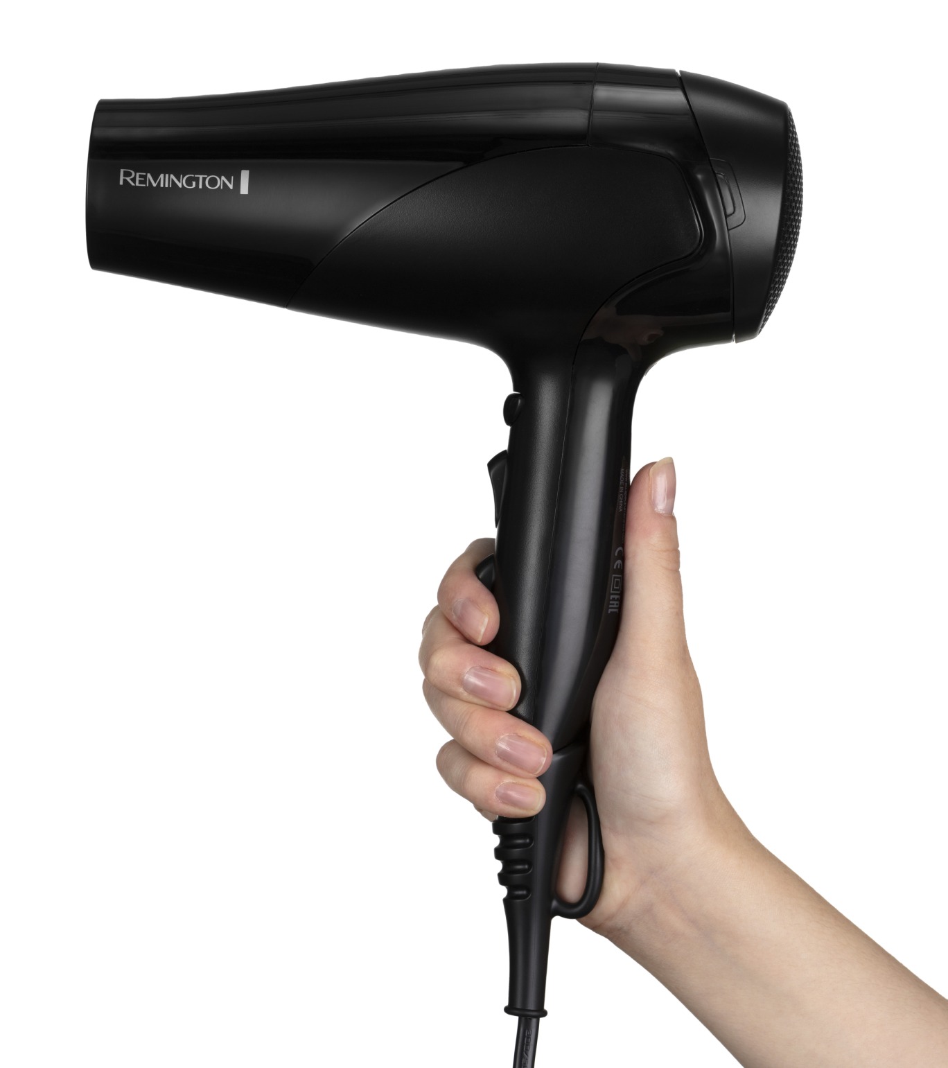 **Hårføner gaves. Remington D3195GP, børste, ve.**