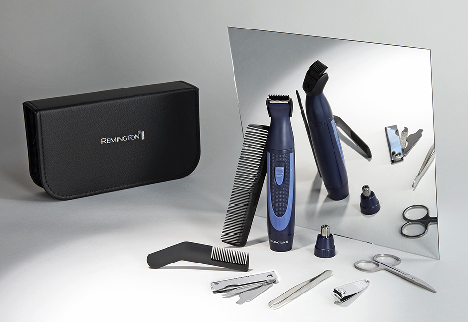 Reisesett Remington NE3890 hår og nese utstyr kam.
