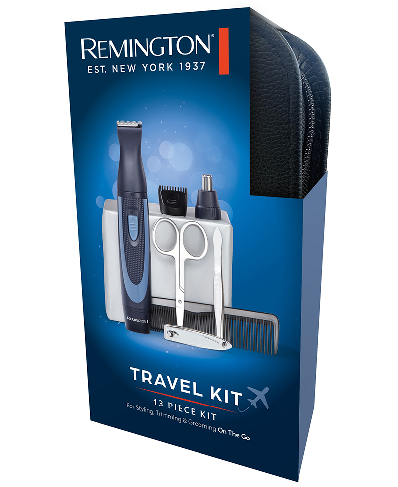 Reisesett Remington NE3890 hår og nese utstyr kam.