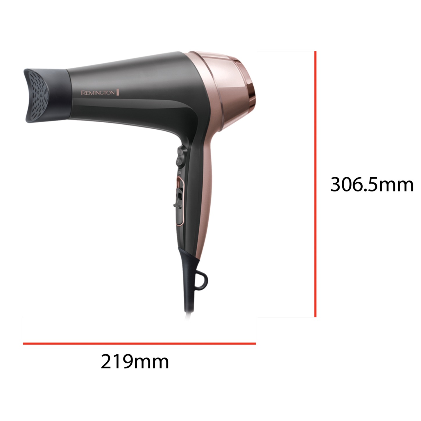 Hårføner Remington D5706 Confidence dryer 2200Watt