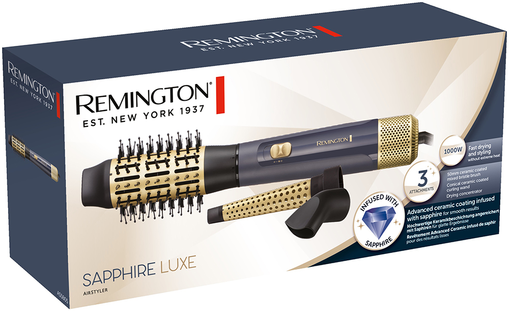 Varmluftsett Remington 1000W 3 deler Sapphire Luxe