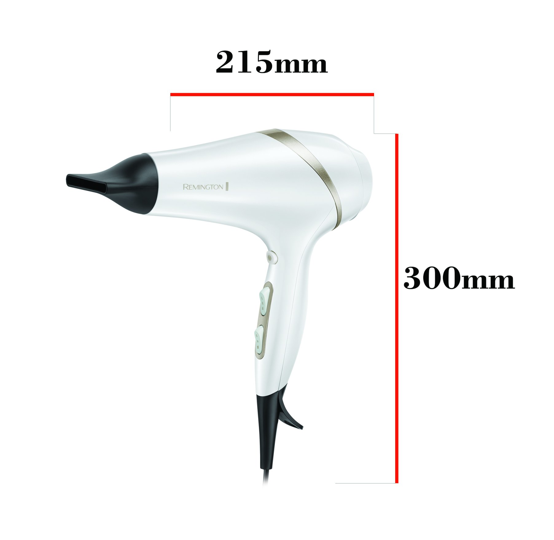 Hårføner Remington HYDRAluxe AC8901, Hvit 2300W