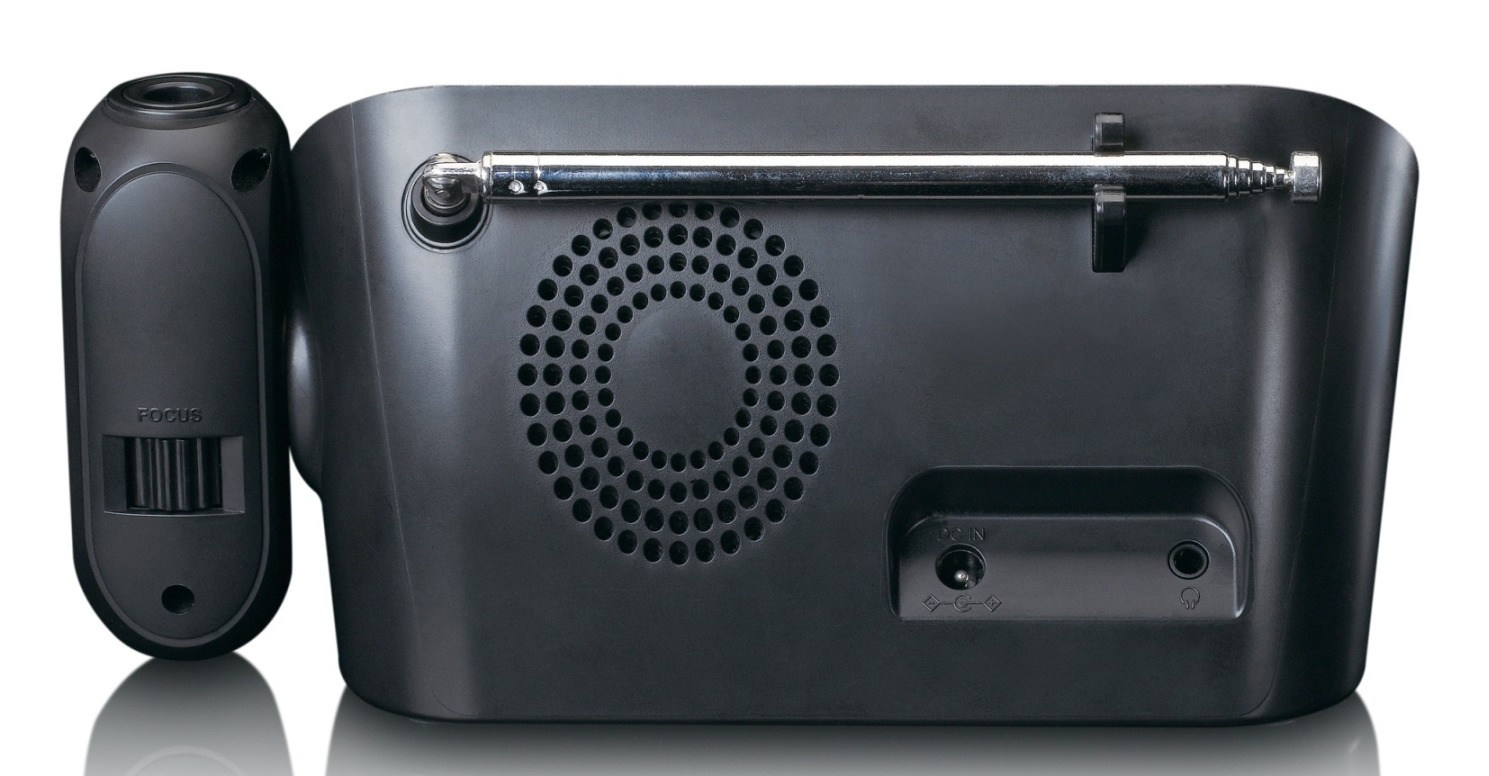 Klokkeradio Lenco, CR-615, projeksjon av tid i tak