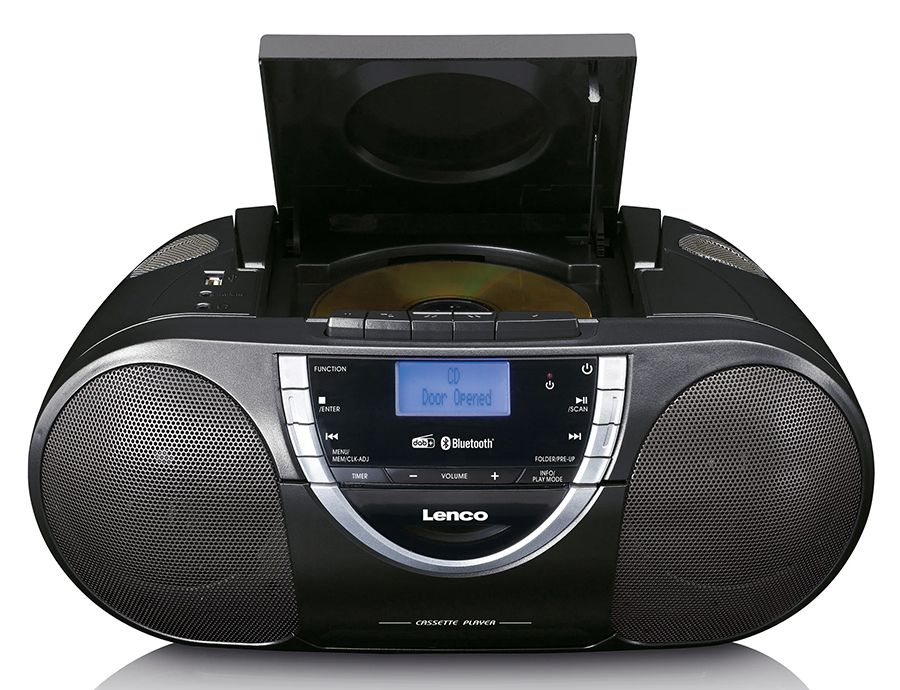 DAB/CD/kassettspiller Lenco SCD 6900 svart.