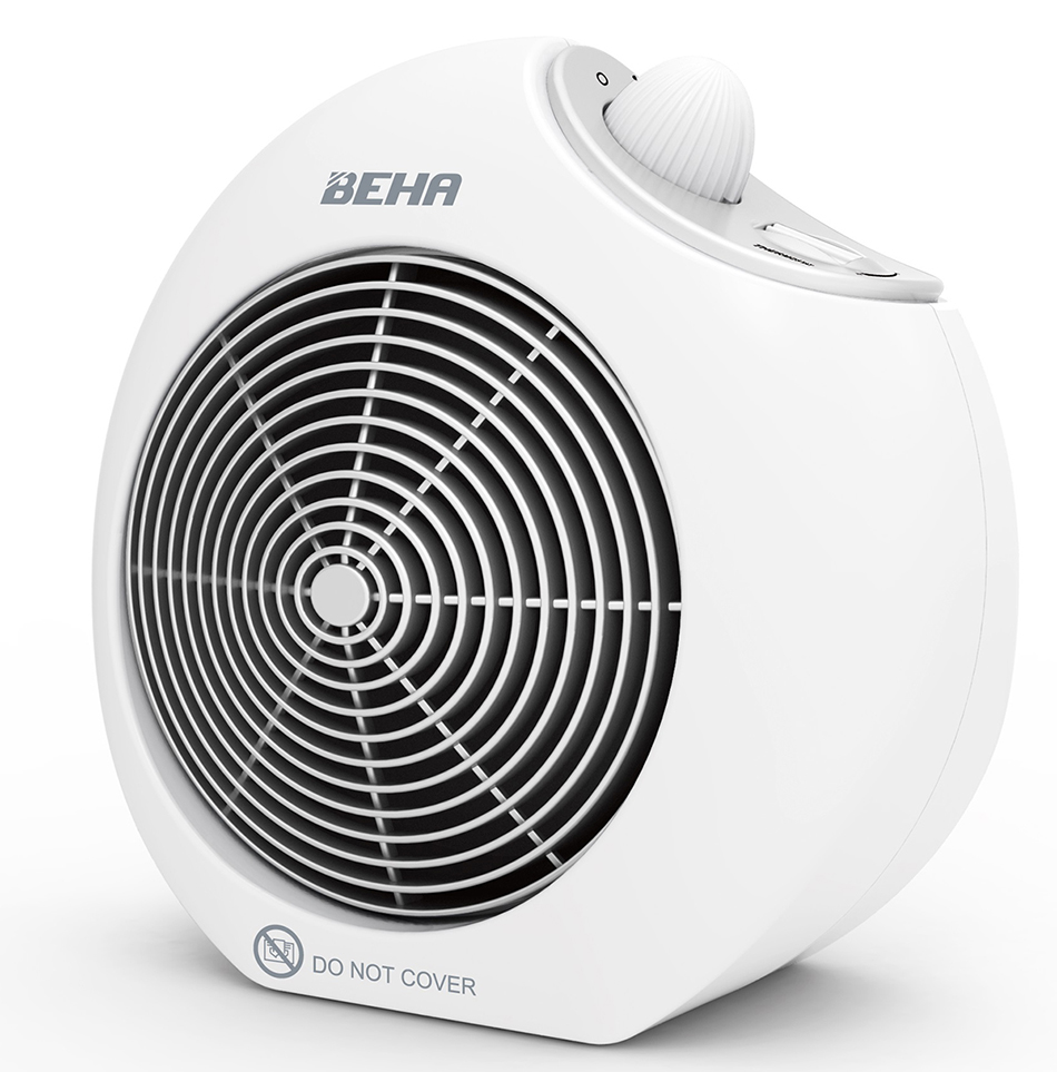 Vifteovn, Beha VT 620, hvit 2000 Watt 