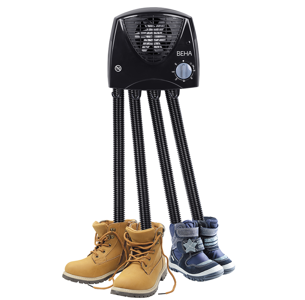 Skotørker Beha  svart SKO  300 T, sorte slanger 