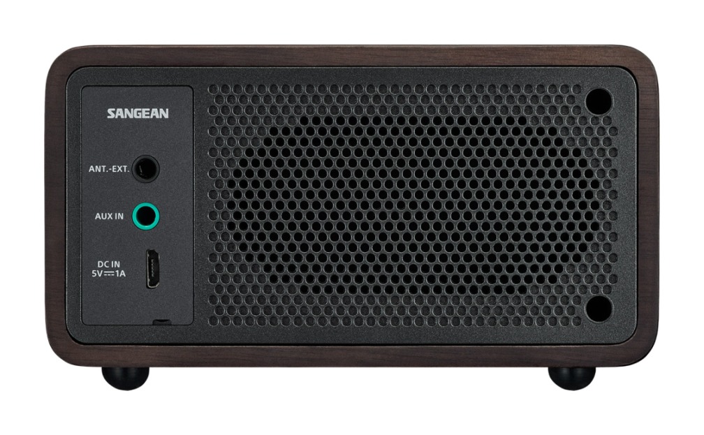 DAB radio BT Sangean DDR-7, Mørk trefarge, Oled 