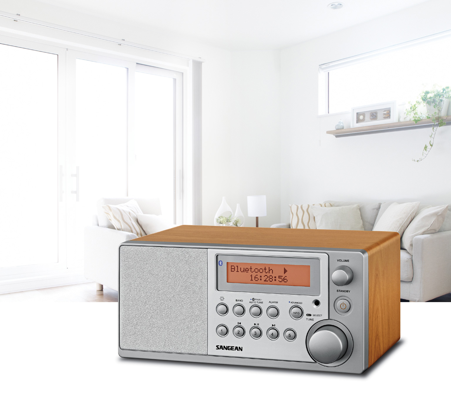 #DAB radio Sangean DDR31BT Eik 