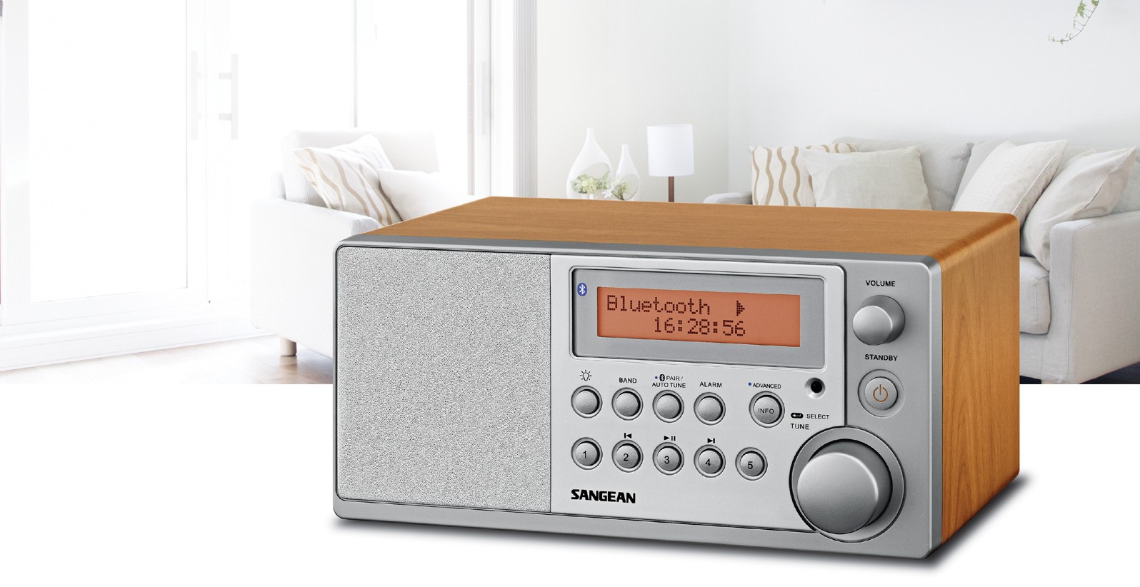 #DAB radio Sangean DDR31BT Eik 