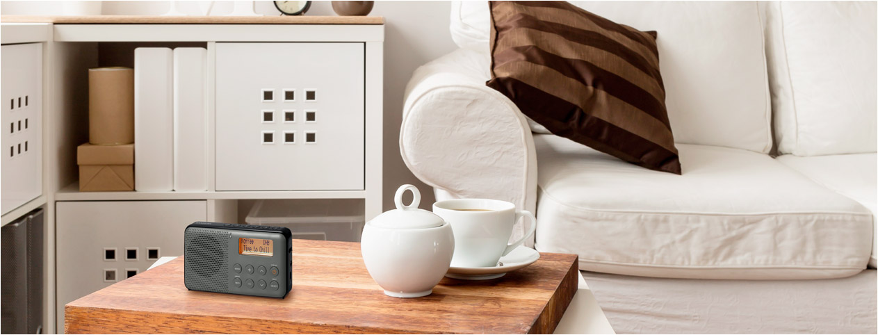 DAB lommeradio Sangean DPR-64 Pocket 640 Svart