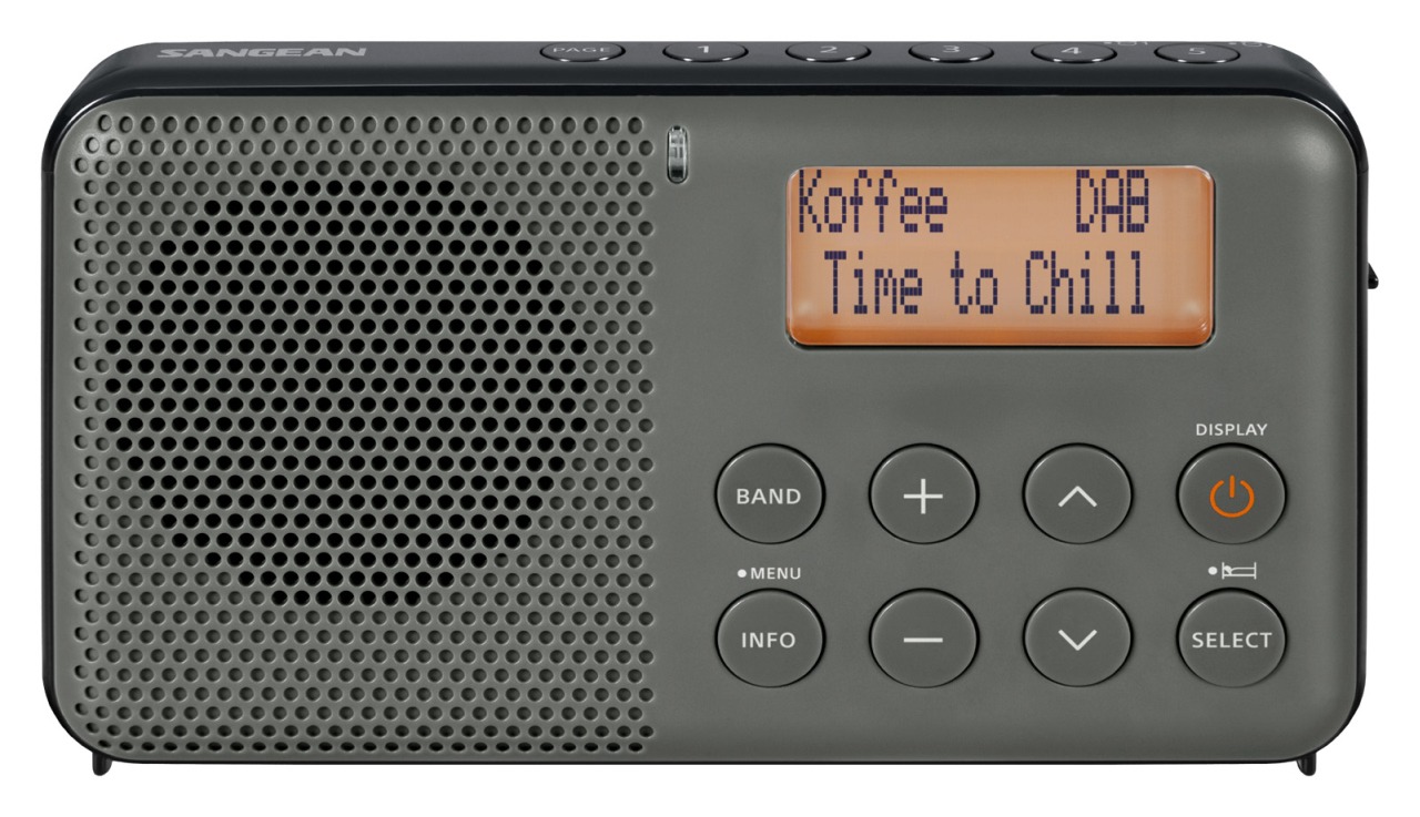 DAB lommeradio Sangean DPR-64 Pocket 640 Svart