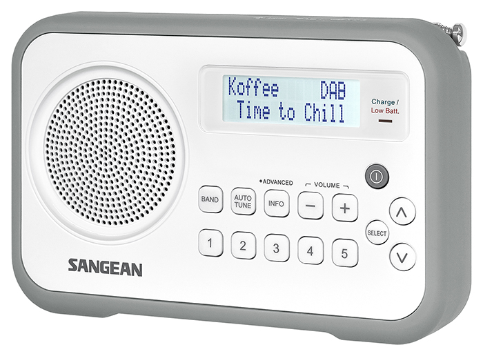#Dab radio Sangean DPR67 Grå/hvit #Dab radio Sangean DPR67 Grå/hvit