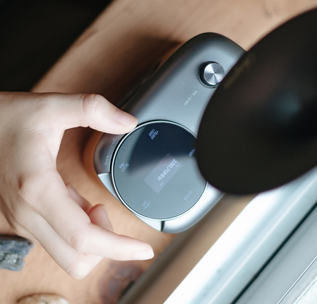 #DAB radio BT  Sangean CP100 lys trefarget Gramm.