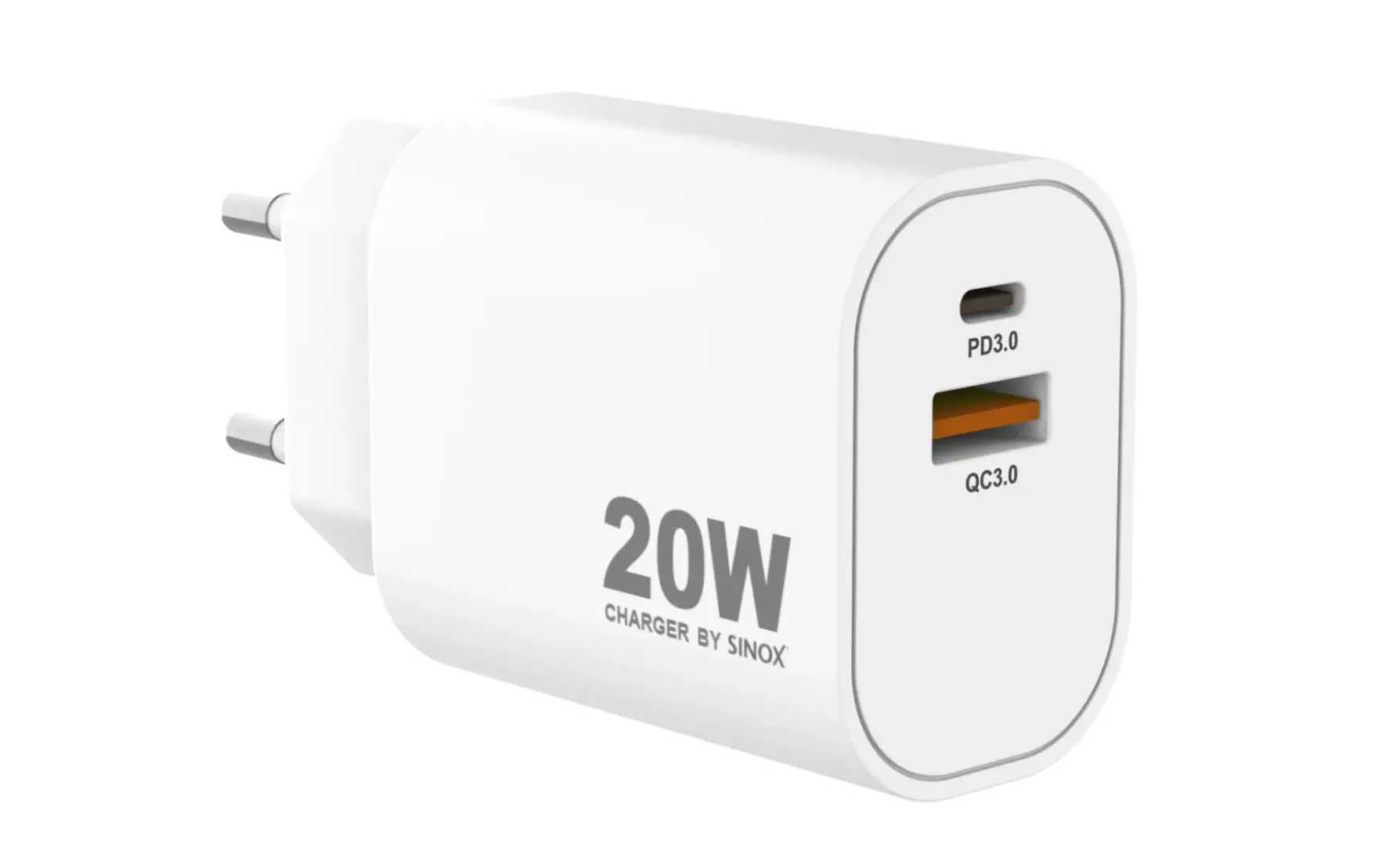 Sinox 20W USB-A+USB-C lader