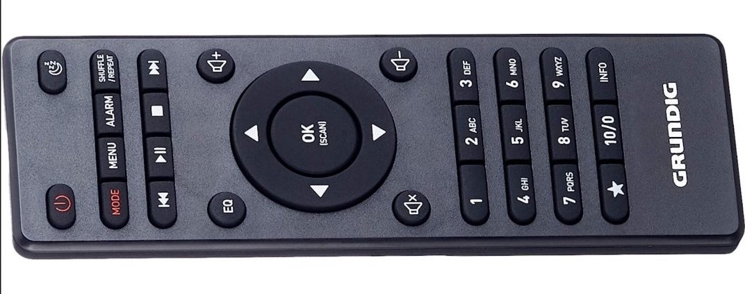 DAB Internett radio Grundig DTR6000X BT, 24W,svart