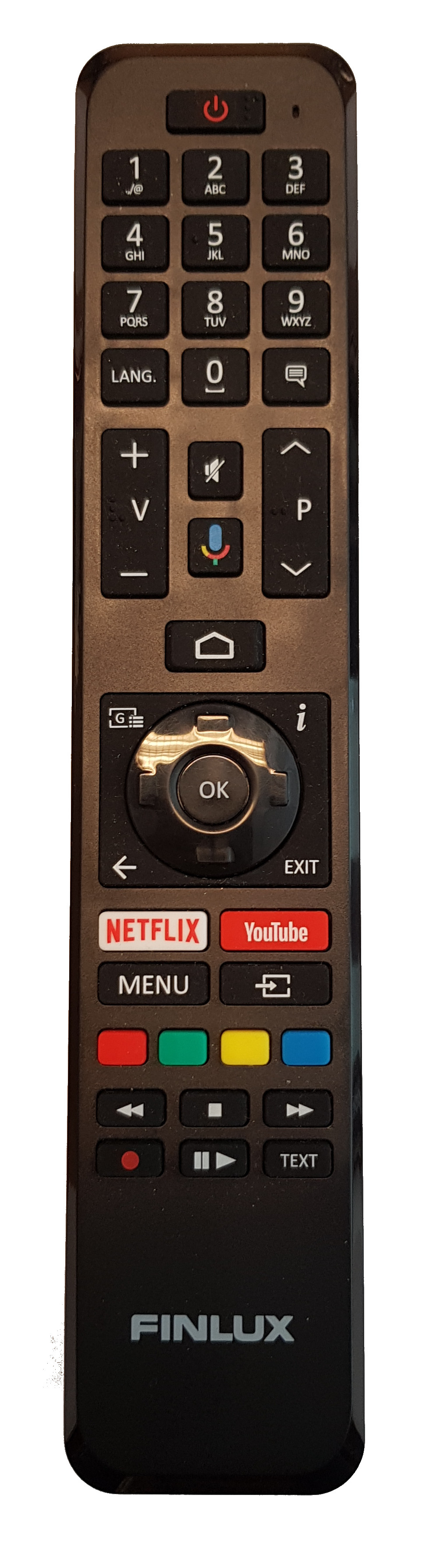 Fjernkontroll Finlux Android m/mikrofon