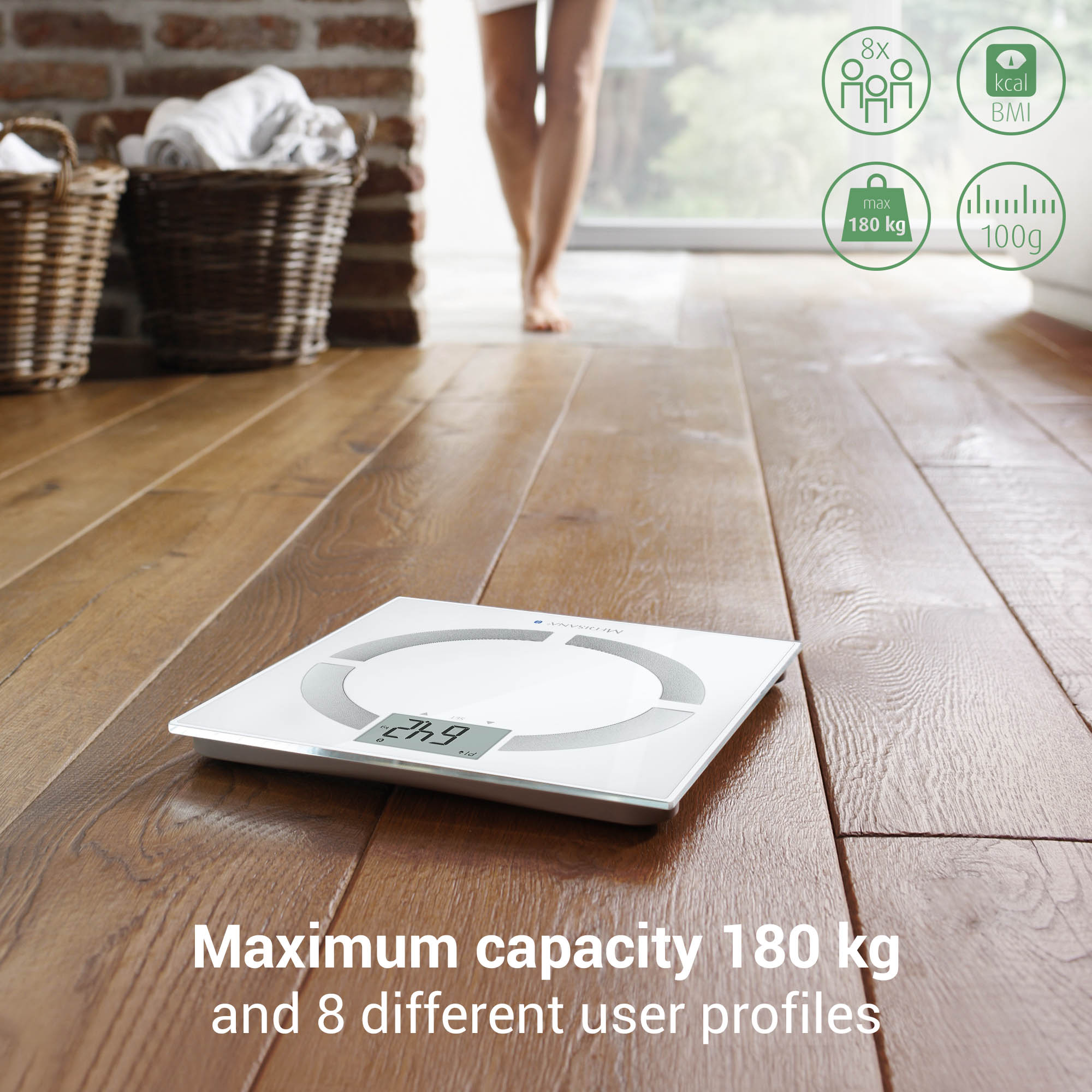 Personvekt Medisana BS444 kroppsanalyse