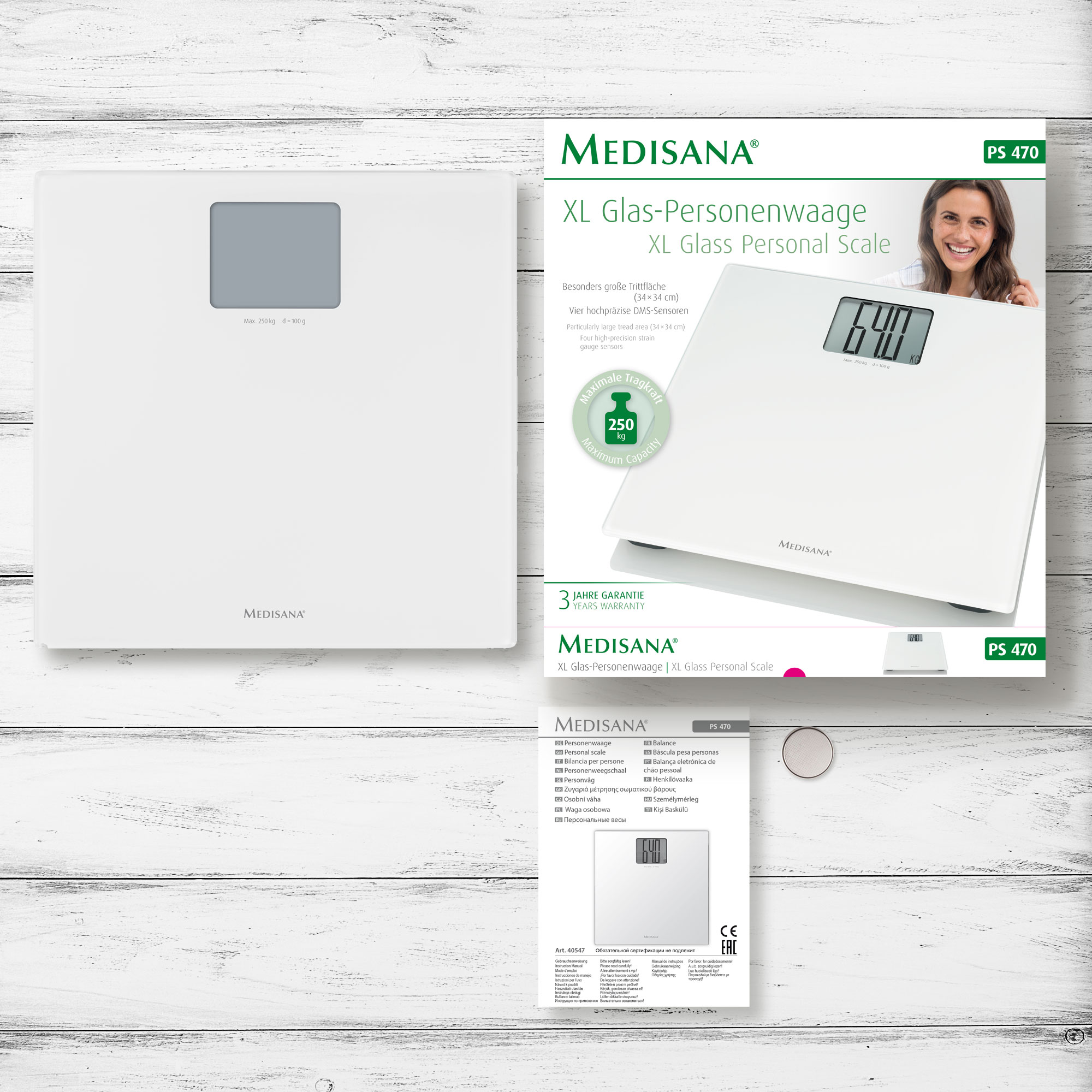 Personvekt Medisana PS 470 250kg/XL